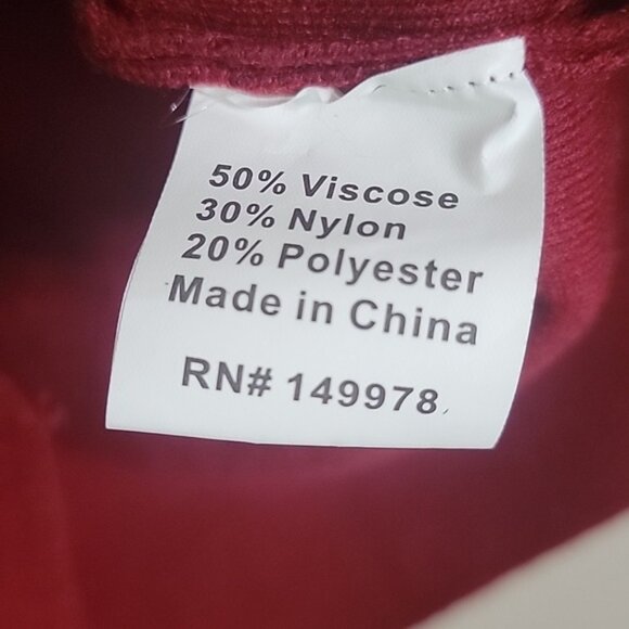 Arianna By Howard's Red Stretchy Dress Size S/M - Picture 4 of 5